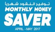 Monthly Money Saver April - May  2017