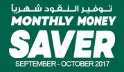 Monthly Money Saver - September - October 2017
