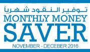 Monthly Money Saver November - December 2016 