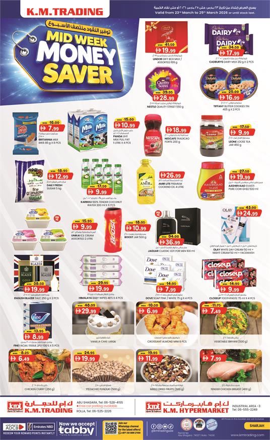 Mid Week Money Saver - K.M. Trading UAE - Mar 23-25 2026